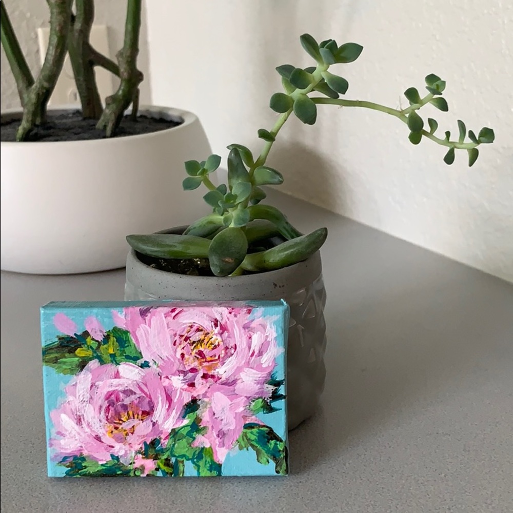 Original Art - Painting - Pink Peonies - Picture 4 of 10